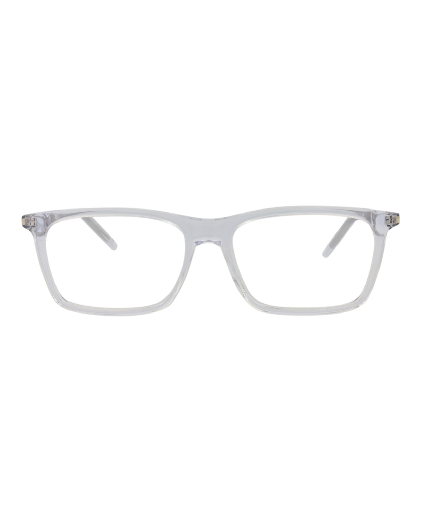 Saint Laurent Saint Laurent Unisex Square/Rectangle Crystal Crystal Transparent Fashion Designer Eyewear