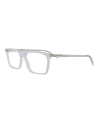 Saint Laurent Saint Laurent Unisex Square/Rectangle Crystal Crystal Transparent Fashion Designer Eyewear