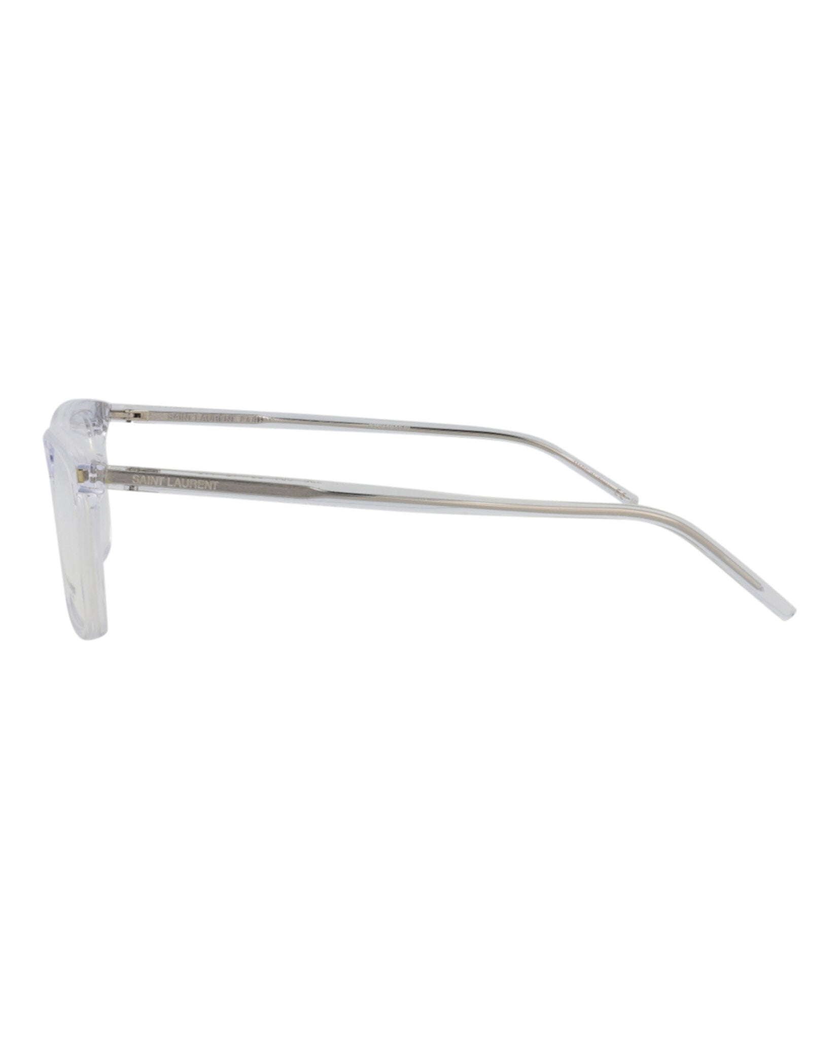 Saint Laurent Saint Laurent Unisex Square/Rectangle Crystal Crystal Transparent Fashion Designer Eyewear