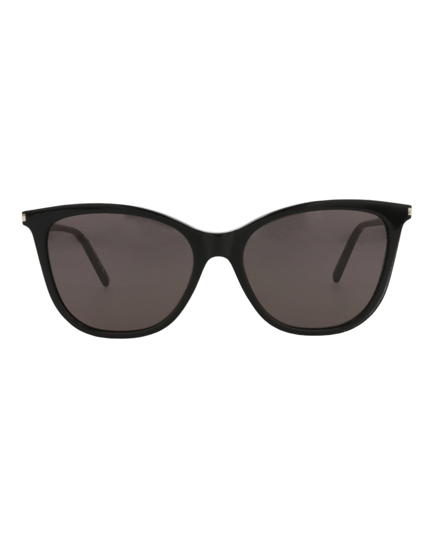 Saint Laurent Womens Cat Eye Black Black Black Fashion Designer Eyewear