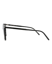 Saint Laurent Womens Cat Eye Black Black Black Fashion Designer Eyewear