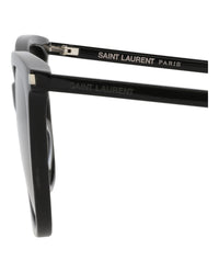 Saint Laurent Womens Cat Eye Black Black Black Fashion Designer Eyewear
