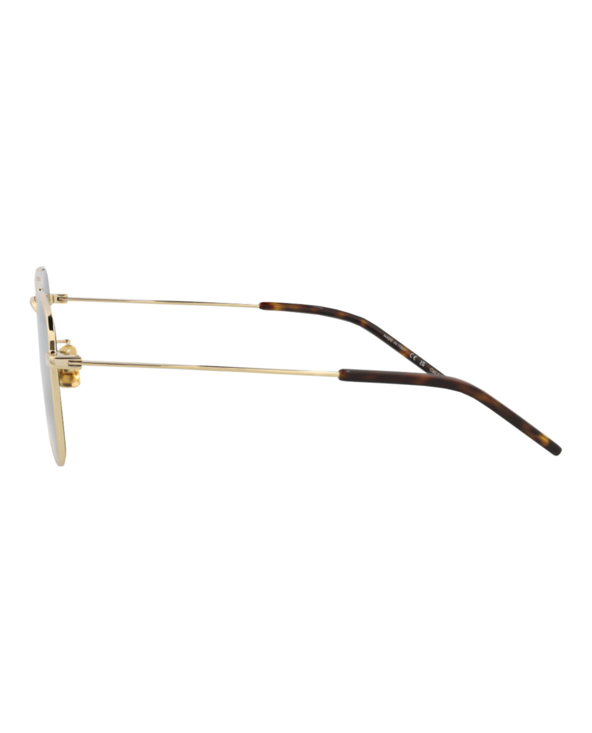 Saint Laurent Saint Laurent Unisex Aviator Gold Gold Grey Fashion Designer Eyewear