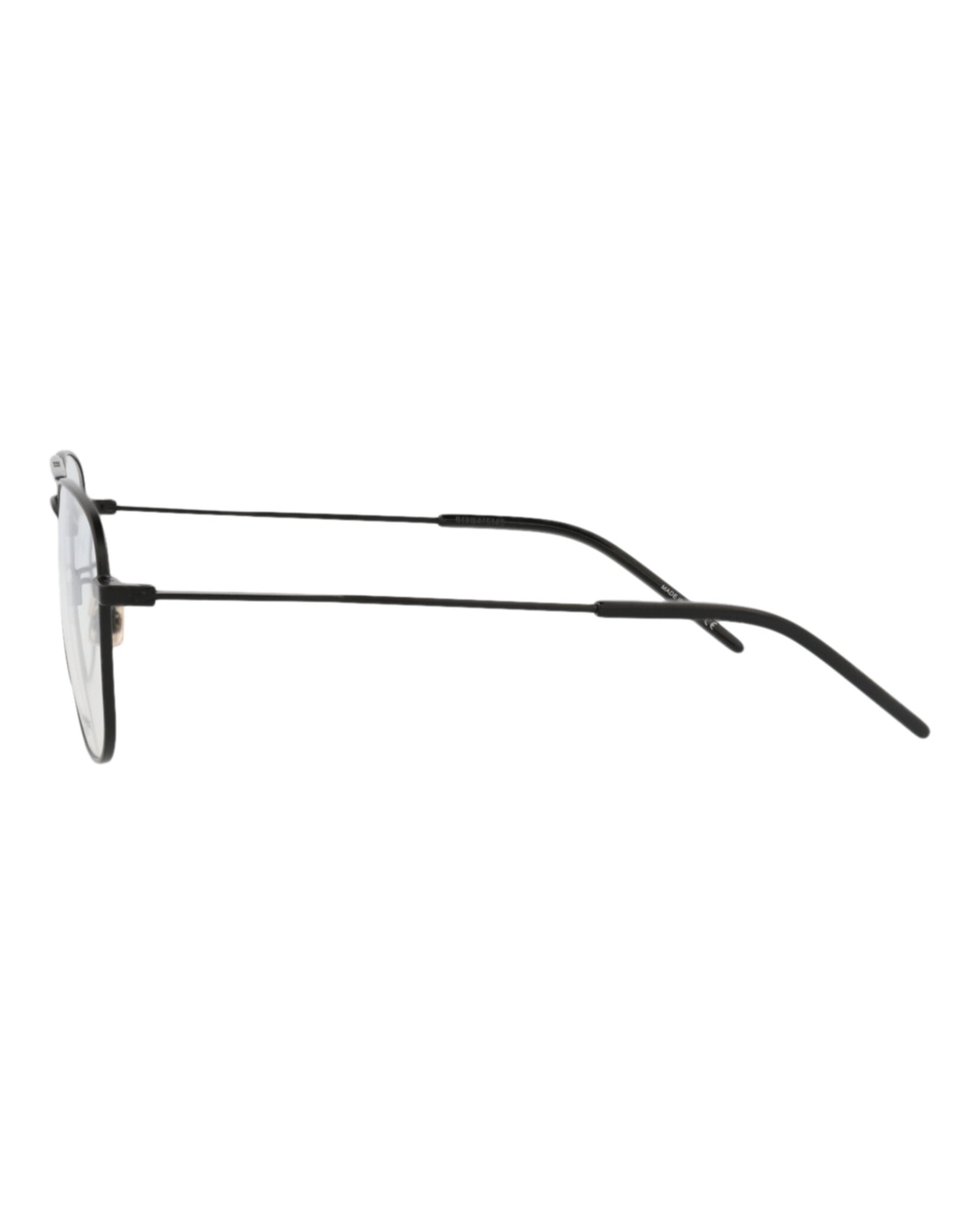 Saint Laurent Saint Laurent Unisex Aviator Black Black Transparent Fashion Designer Eyewear