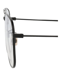 Saint Laurent Saint Laurent Unisex Aviator Black Black Transparent Fashion Designer Eyewear