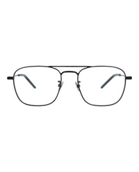 Saint Laurent Unisex Aviator Black Black Transparent Fashion Designer Eyewear