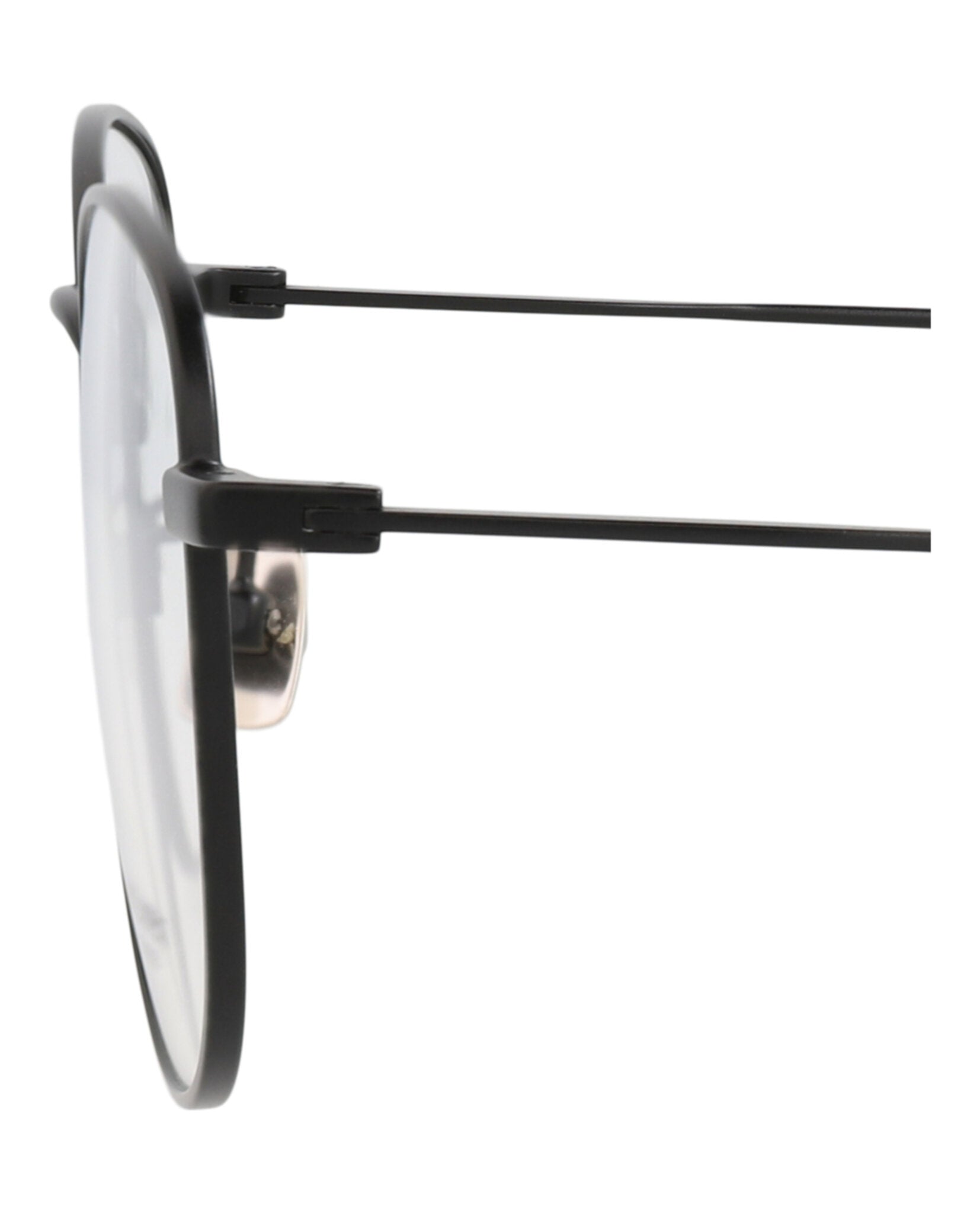 Saint Laurent Saint Laurent Unisex Round/Oval Black Black Transparent Fashion Designer Eyewear