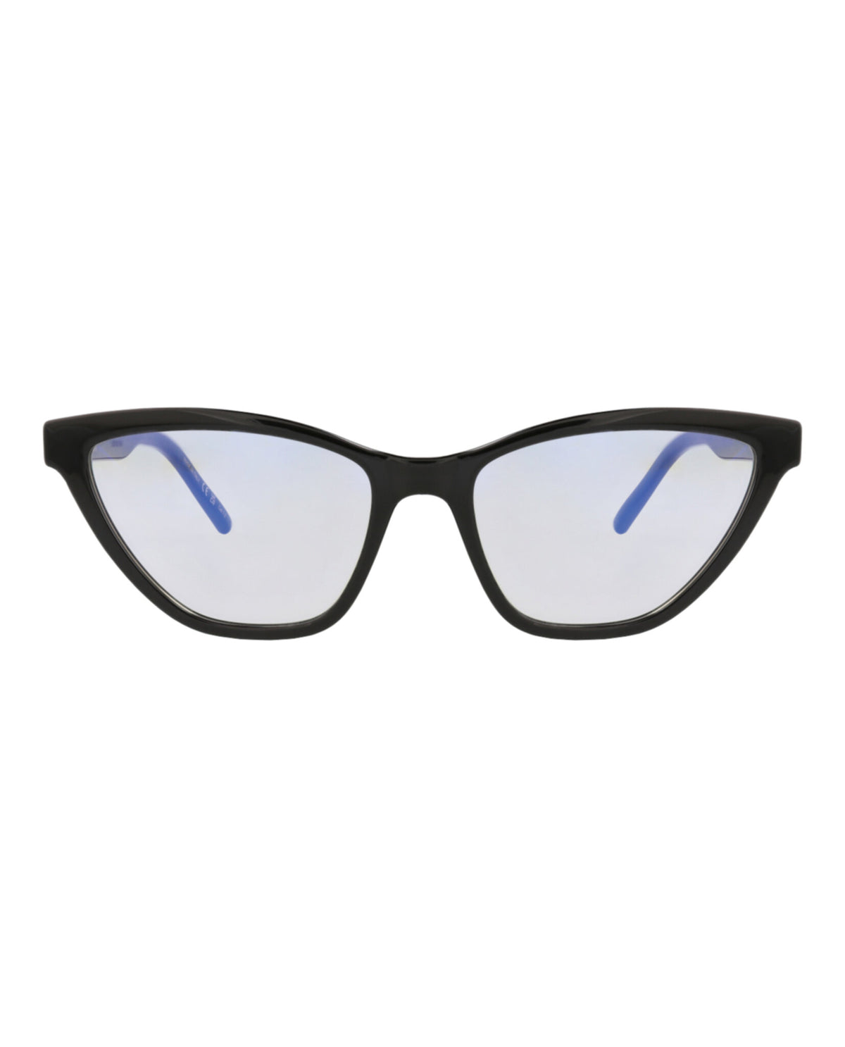 Saint Laurent Womens Cat Eye Black Black Grey Fashion Designer Eyewear