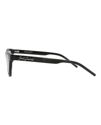 Saint Laurent Womens Cat Eye Black Black Grey Fashion Designer Eyewear