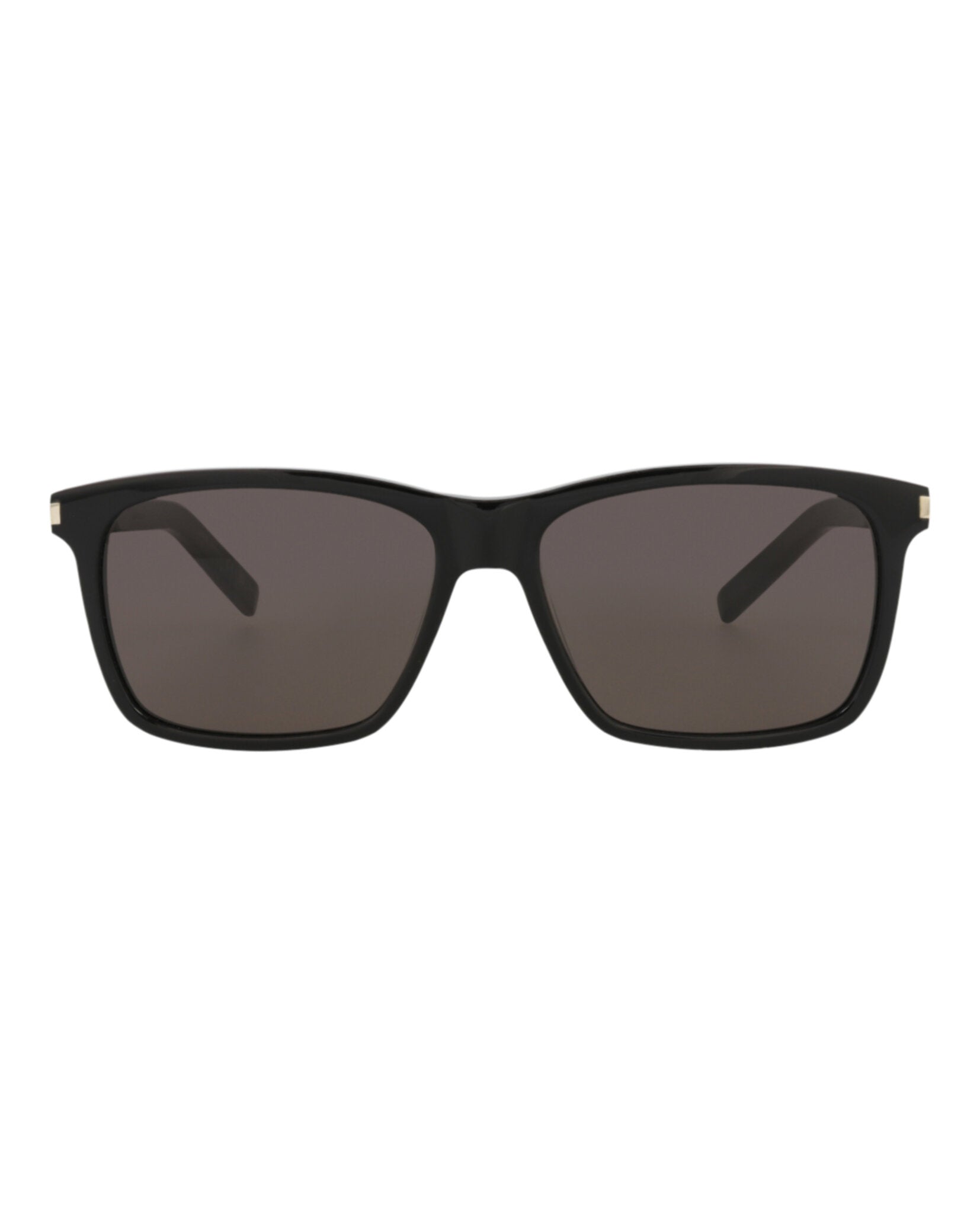 Saint Laurent Mens Square/Rectangle Black Black Black Fashion Designer Eyewear
