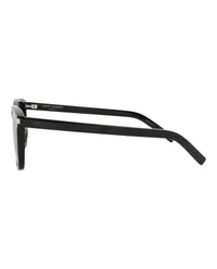 Saint Laurent Mens Square/Rectangle Black Black Black Fashion Designer Eyewear