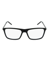 Saint Laurent Saint Laurent Mens Square/Rectangle Black Black Transparent Fashion Designer Eyewear