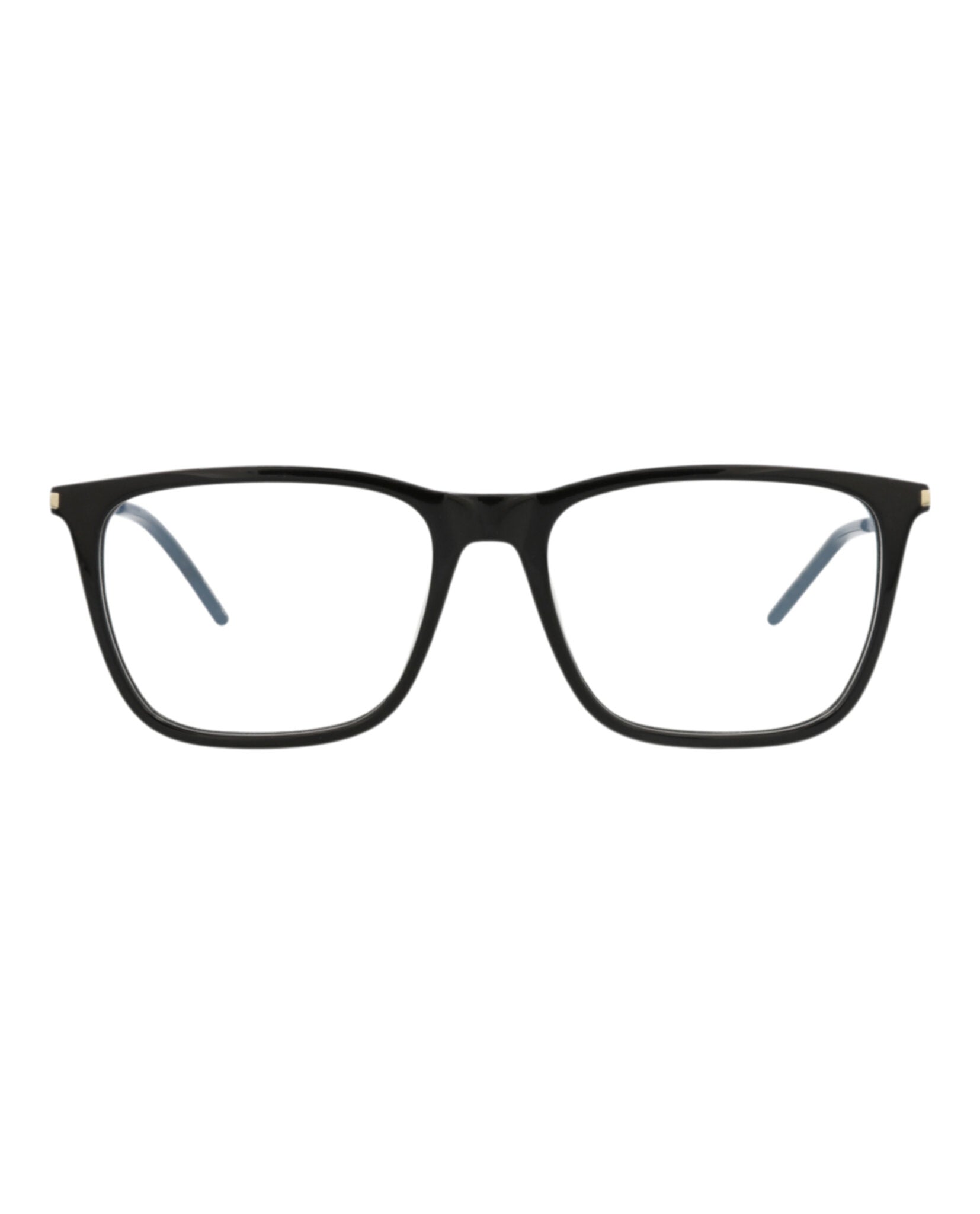 Saint Laurent Mens Square/Rectangle Black Black Transparent Fashion Designer Eyewear