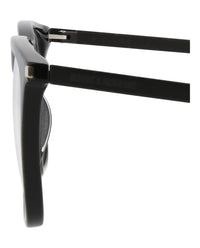 Saint Laurent Mens Square/Rectangle Black Black Transparent Fashion Designer Eyewear