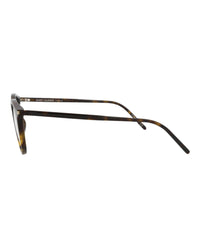Saint Laurent Saint Laurent Unisex Round/Oval Havana Havana Transparent Fashion Designer Eyewear