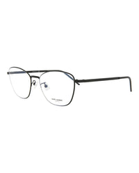 Saint Laurent Saint Laurent Womens Cat Eye Black Black Transparent Fashion Designer Eyewear