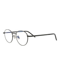 Saint Laurent Saint Laurent Unisex Round/Oval Black Black Transparent Fashion Designer Eyewear
