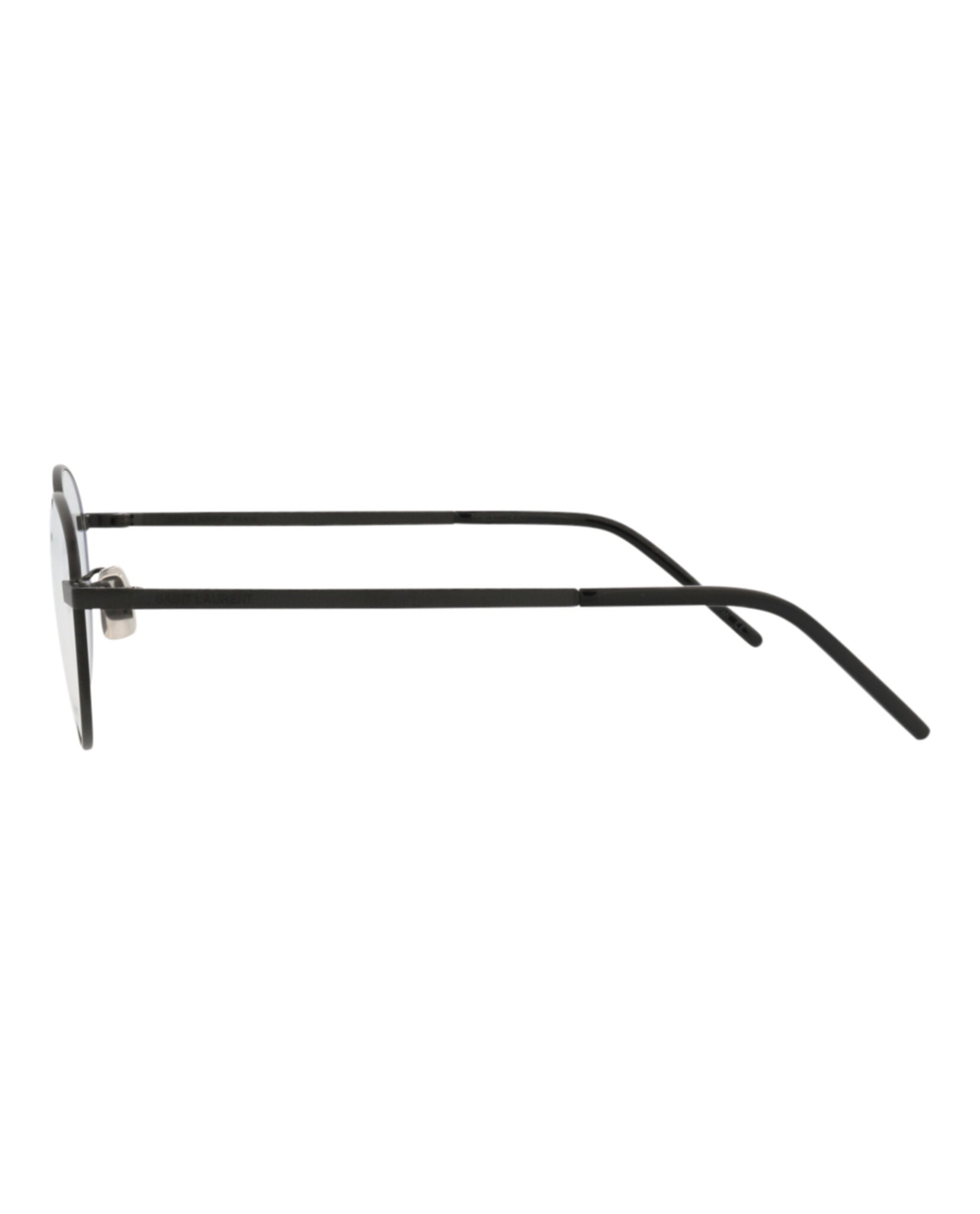 Saint Laurent Saint Laurent Unisex Round/Oval Black Black Transparent Fashion Designer Eyewear