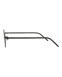 Saint Laurent Saint Laurent Unisex Round/Oval Black Black Transparent Fashion Designer Eyewear
