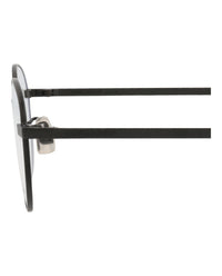 Saint Laurent Saint Laurent Unisex Round/Oval Black Black Transparent Fashion Designer Eyewear