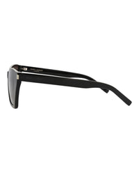 Saint Laurent Womens Cat Eye Black Black Black Fashion Designer Eyewear