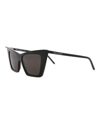 Saint Laurent Saint Laurent Womens Cat Eye Black Black Black Fashion Designer Eyewear
