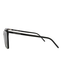 Saint Laurent Saint Laurent Womens Cat Eye Black Black Black Fashion Designer Eyewear