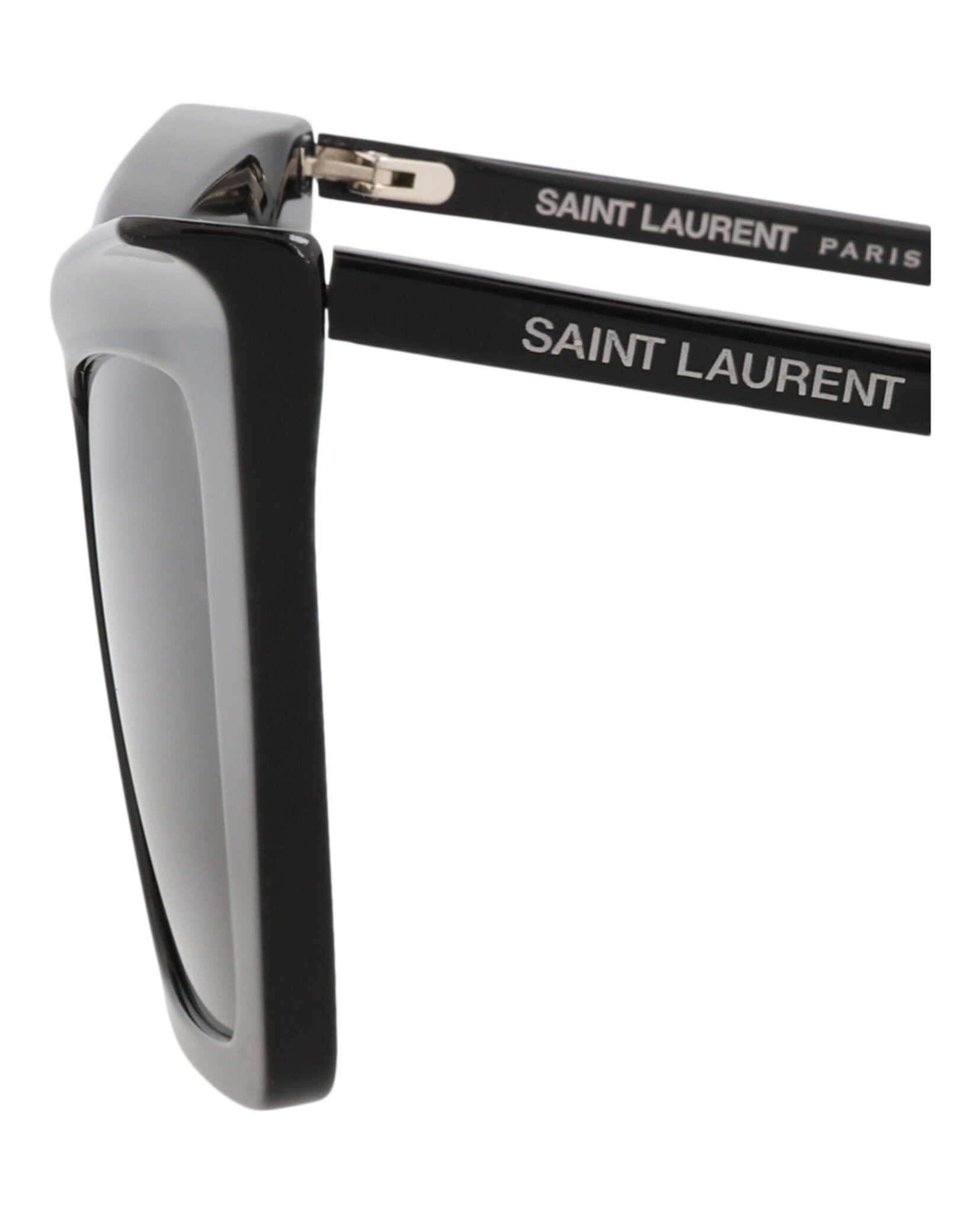 Saint Laurent Saint Laurent Womens Cat Eye Black Black Black Fashion Designer Eyewear