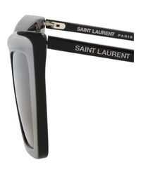 Saint Laurent Saint Laurent Womens Cat Eye Black Black Black Fashion Designer Eyewear