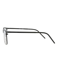 Saint Laurent Saint Laurent Mens Square/Rectangle Black Black Transparent Fashion Designer Eyewear