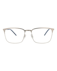 Saint Laurent Saint Laurent Mens Square/Rectangle Silver Silver Transparent Fashion Designer Eyewear