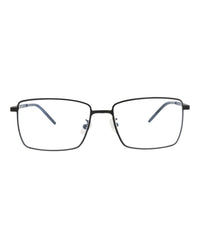 Saint Laurent Saint Laurent Mens Square/Rectangle Black Black Transparent Fashion Designer Eyewear