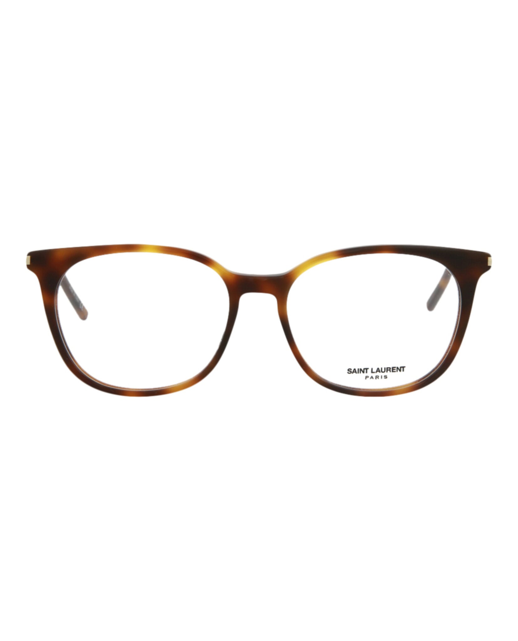 Saint Laurent Saint Laurent Womens Round/Oval Avana Avana Transparent Fashion Designer Eyewear
