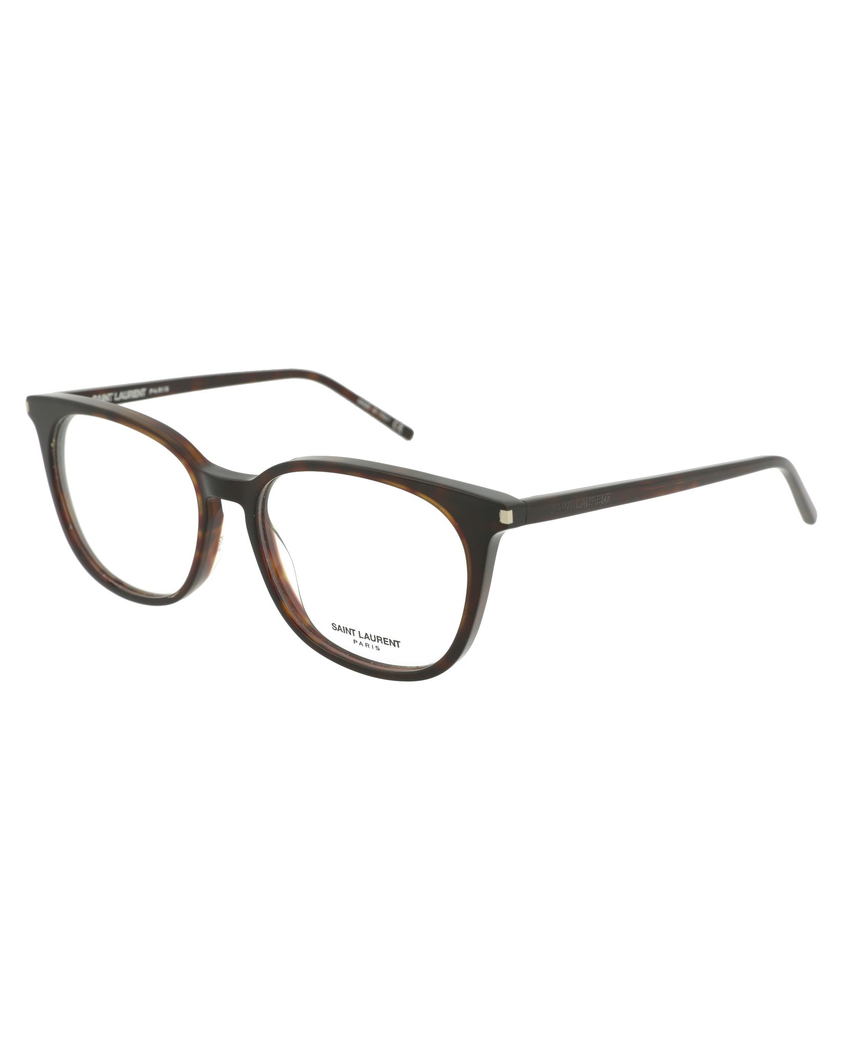 Saint Laurent Saint Laurent Womens Round/Oval Avana Avana Transparent Fashion Designer Eyewear
