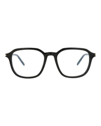 Saint Laurent Saint Laurent Unisex Square/Rectangle Black Black Transparent Fashion Designer Eyewear