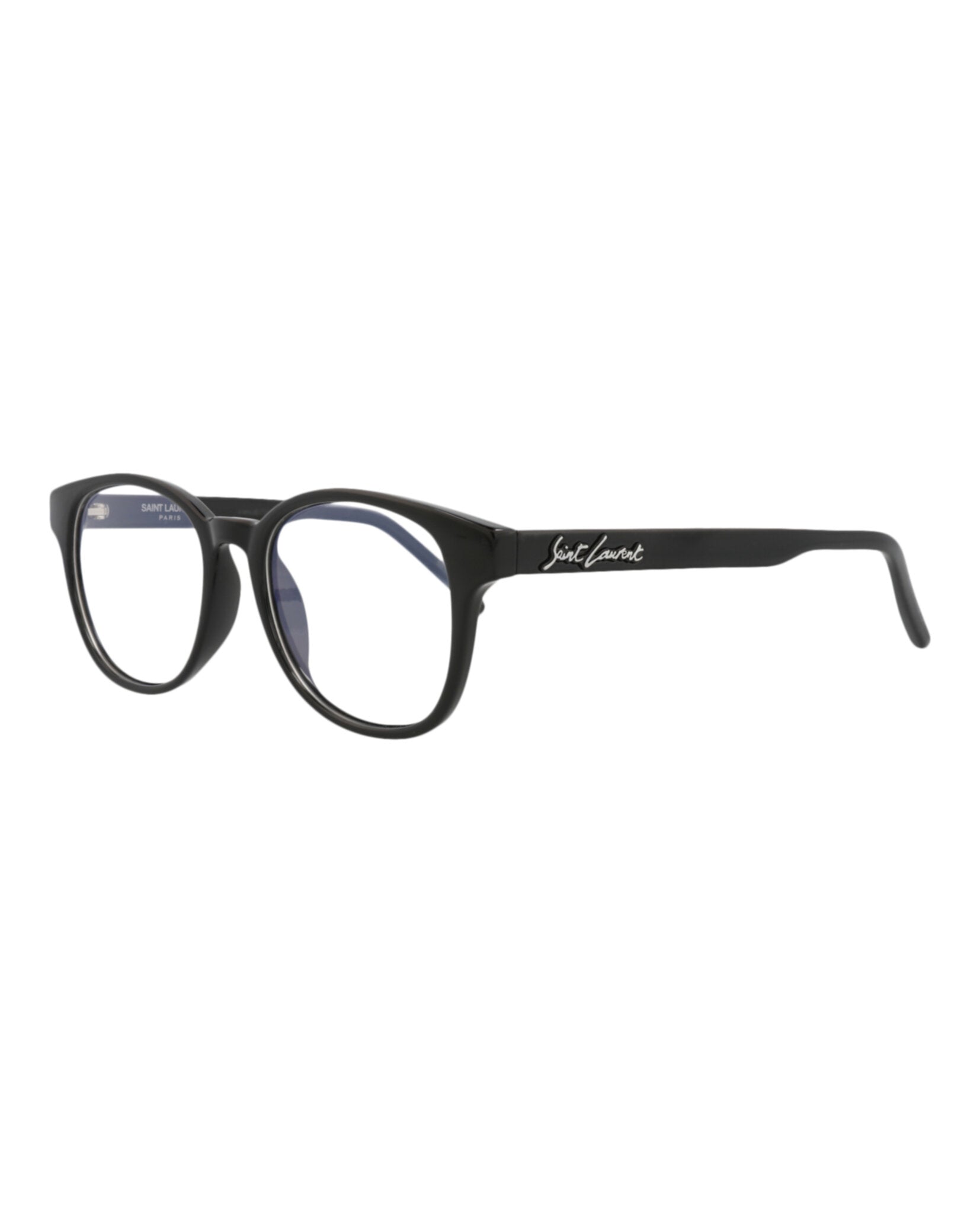 Saint Laurent Saint Laurent Unisex Round/Oval Black Black Transparent Fashion Designer Eyewear