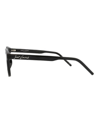 Saint Laurent Saint Laurent Unisex Round/Oval Black Black Transparent Fashion Designer Eyewear