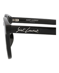 Saint Laurent Saint Laurent Unisex Round/Oval Black Black Transparent Fashion Designer Eyewear