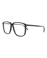 Saint Laurent Saint Laurent Unisex Square/Rectangle Black Black Transparent Fashion Designer Eyewear