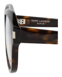 Saint Laurent Saint Laurent Unisex Round/Oval Havana Havana Transparent Fashion Designer Eyewear