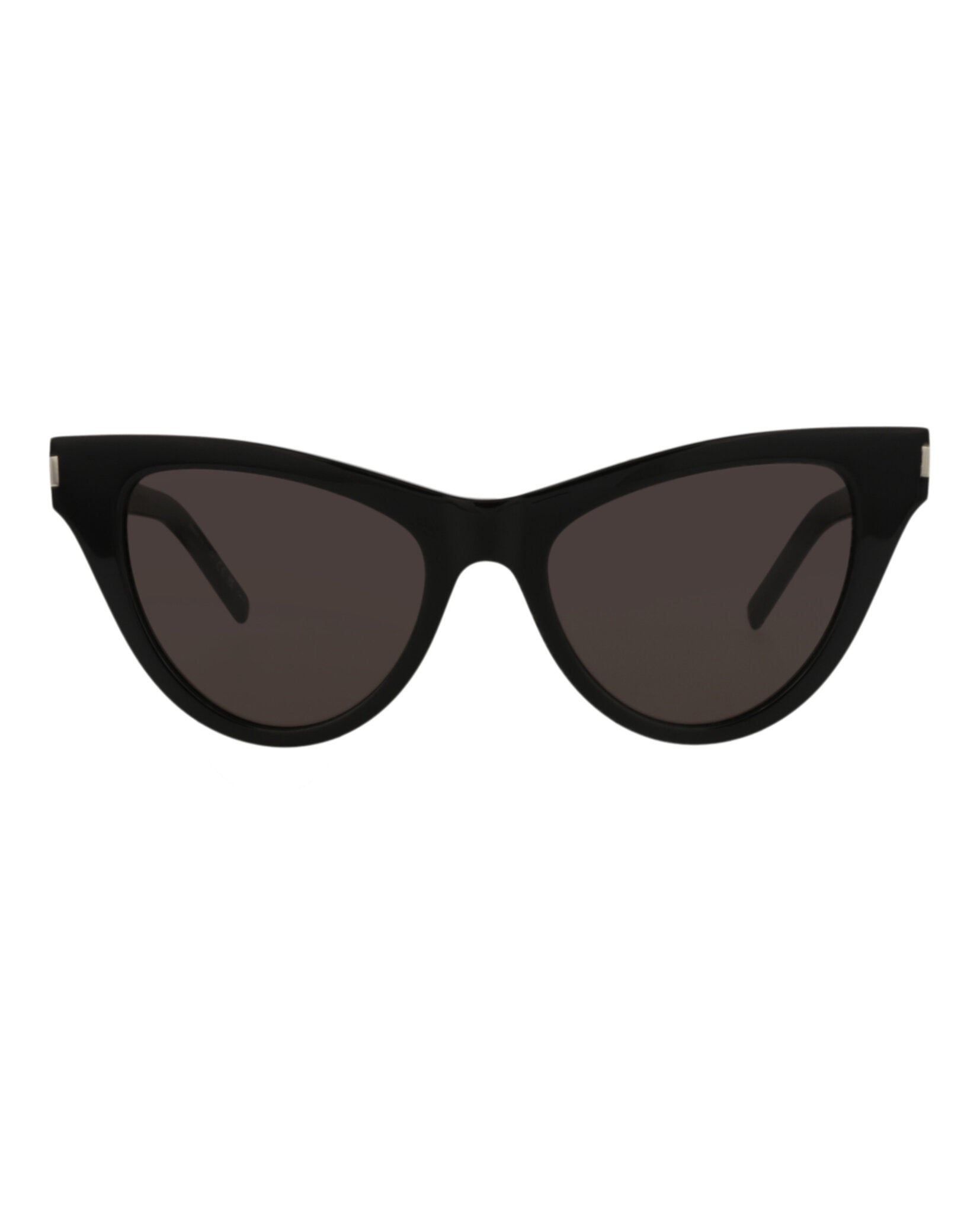 Saint Laurent Womens Cat Eye Black Black Black Fashion Designer Eyewear