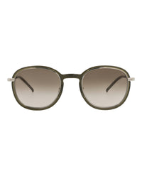 Saint Laurent Unisex Round/Oval Green Silver Brown Fashion Designer Eyewear