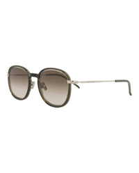 Saint Laurent Unisex Round/Oval Green Silver Brown Fashion Designer Eyewear