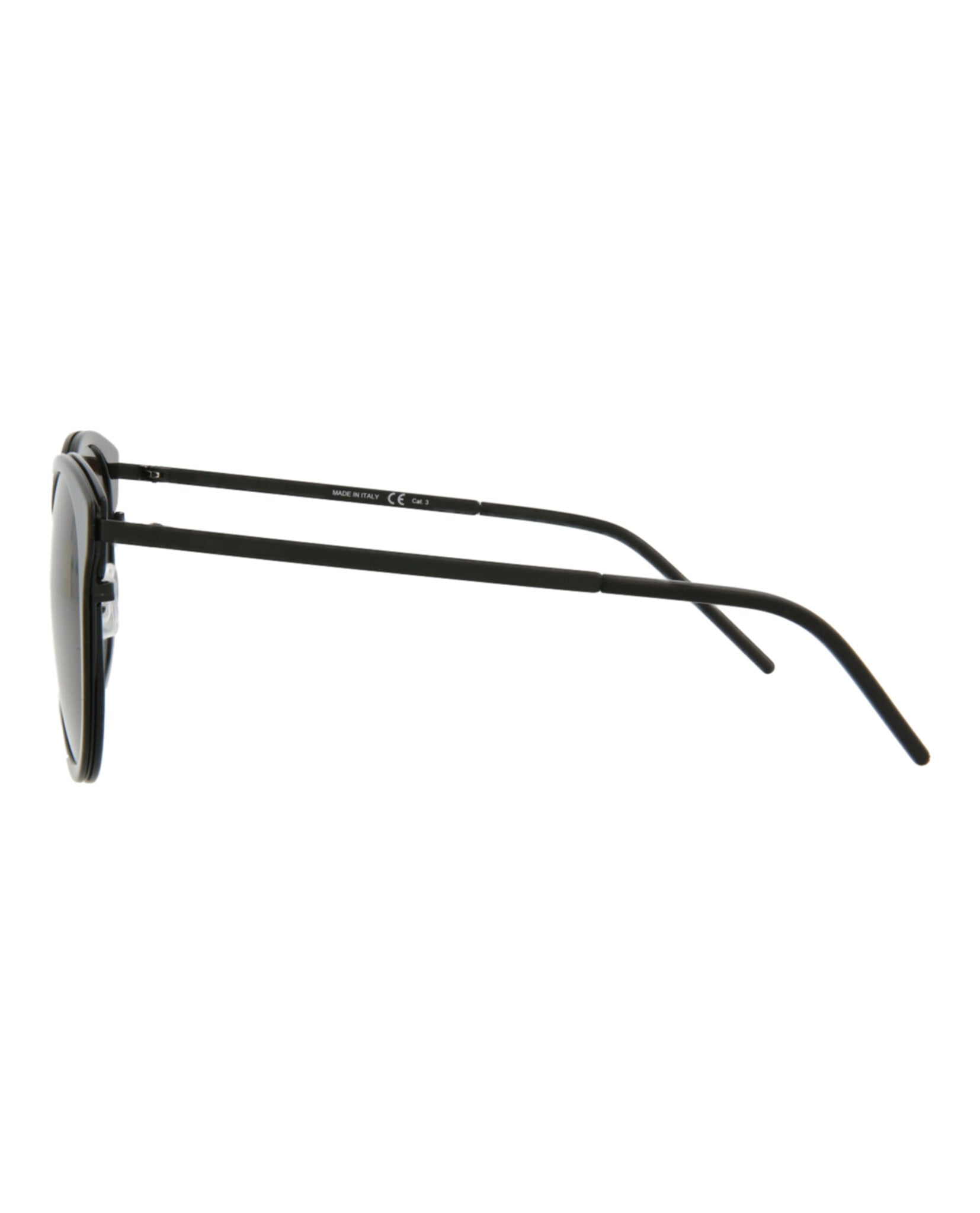 Saint Laurent Womens Round/Oval Black Black Black Fashion Designer Eyewear