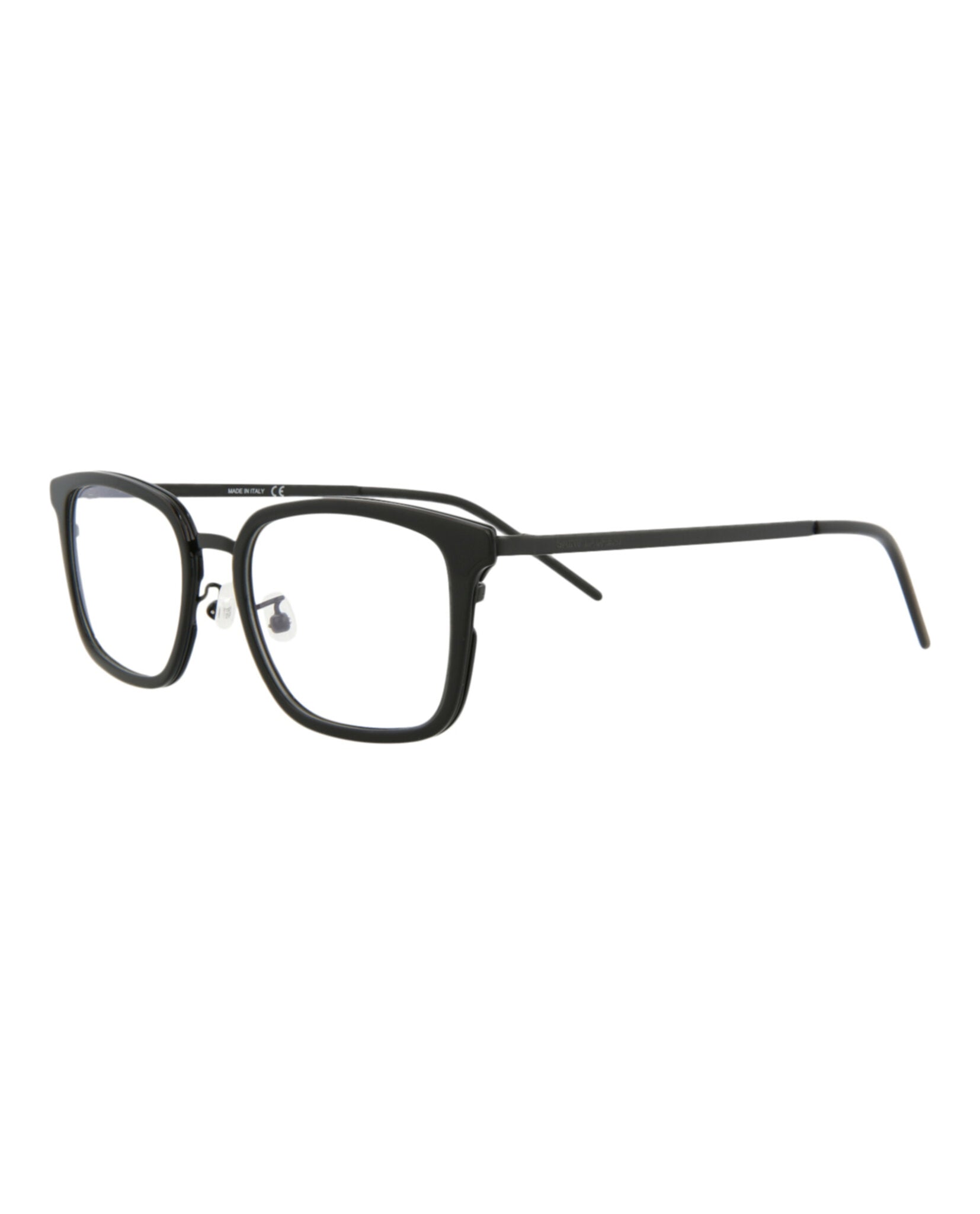 Saint Laurent Saint Laurent Unisex Square/Rectangle Black Fashion Designer Eyewear