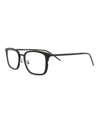 Saint Laurent Saint Laurent Unisex Square/Rectangle Black Fashion Designer Eyewear