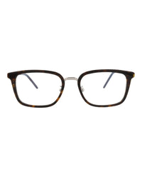 Saint Laurent Saint Laurent Unisex Square/Rectangle Silver Silver Transparent Fashion Designer Eyewear