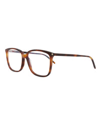Saint Laurent Saint Laurent Womens Round/Oval Havana Havana Transparent Fashion Designer Eyewear