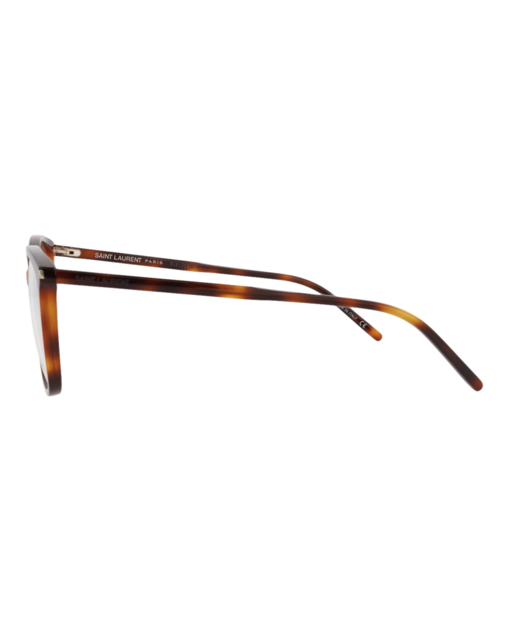 Saint Laurent Saint Laurent Womens Round/Oval Havana Havana Transparent Fashion Designer Eyewear