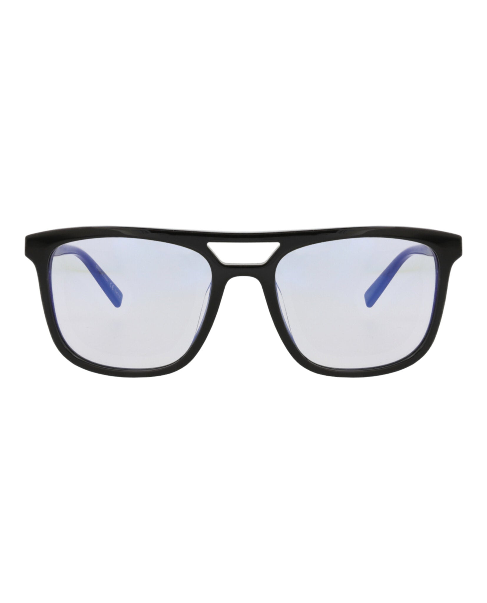 Saint Laurent Saint Laurent Mens Square/Rectangle Black Black Grey Fashion Designer Eyewear